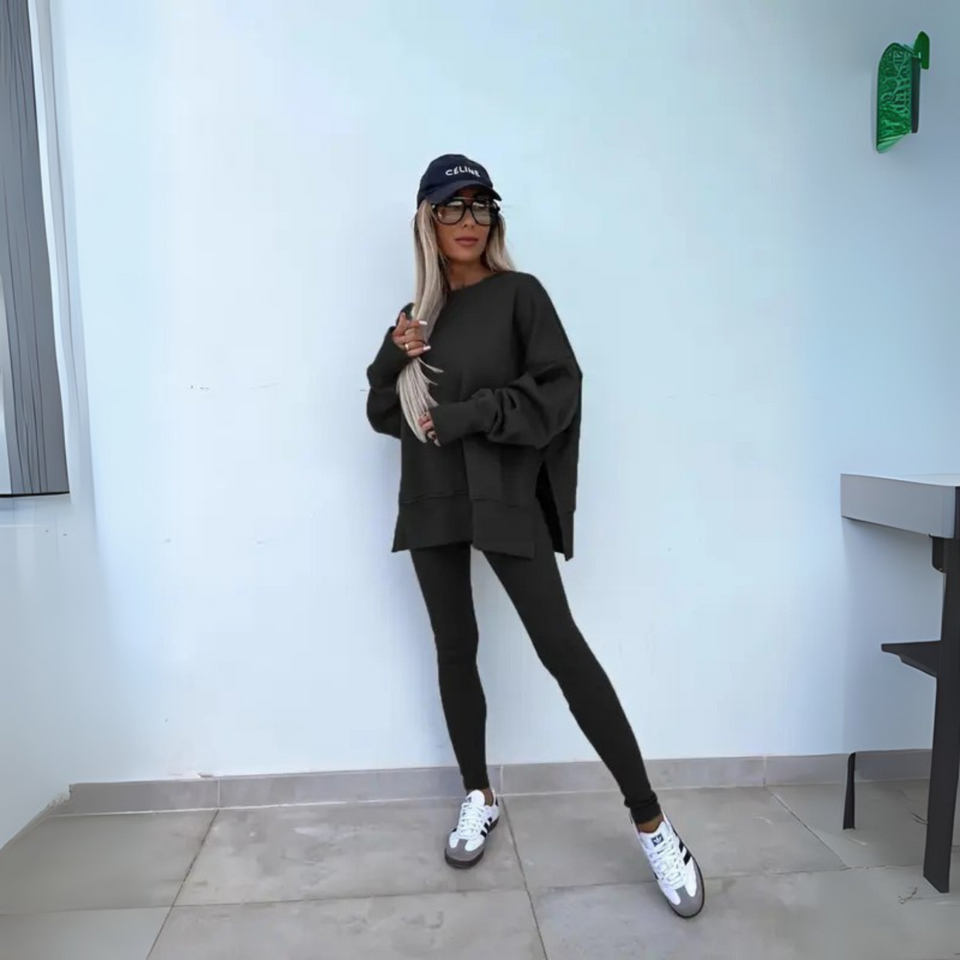 Greta | Casual Long Sleeve Sweatshirt and Pants Set