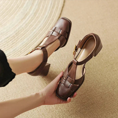 Michela Square-Toe Sandals