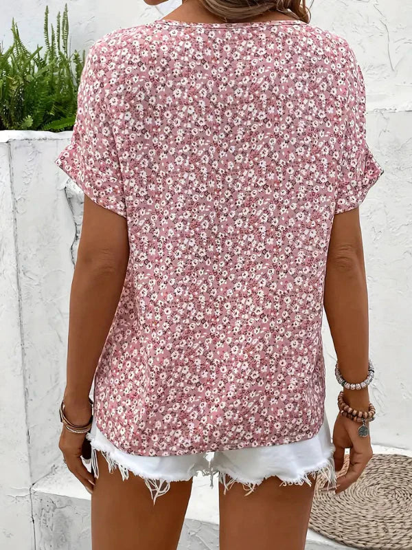 Altaira | Floral Button-Up Blouse