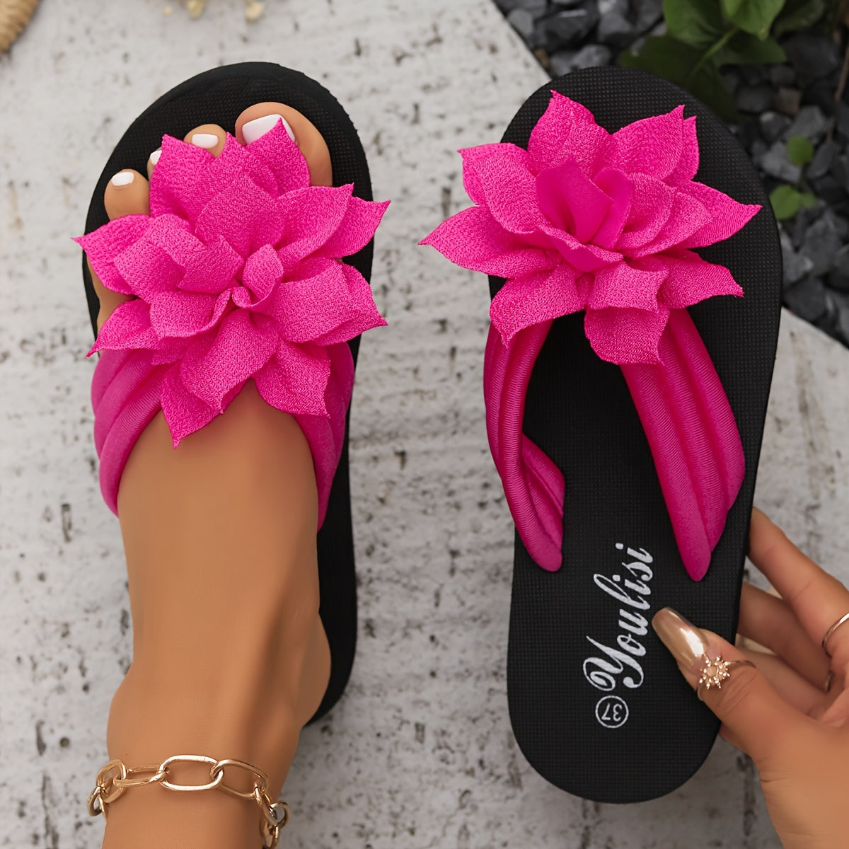 Eulalie | Floral Comfort Sandals