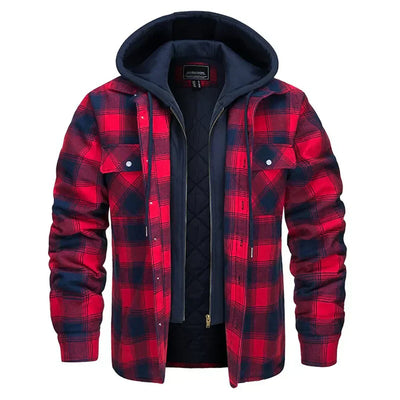 Joel | Checked Hooded Jacket