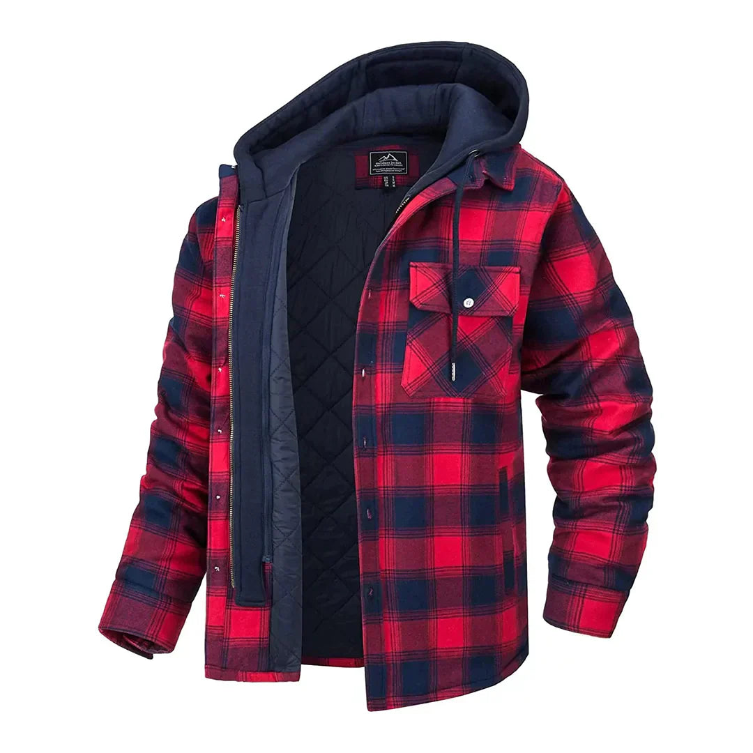 Joel | Checked Hooded Jacket