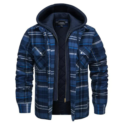 Joel | Checked Hooded Jacket