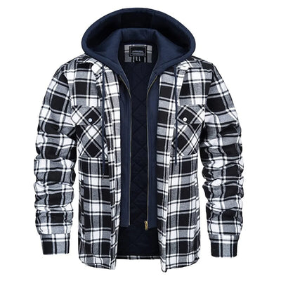 Joel | Checked Hooded Jacket