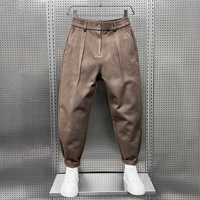 Matthew | Classic Textured-Look Pants