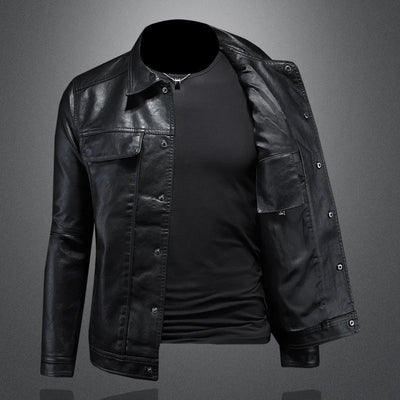 Freddie | Premium Leather Jacket in Motorcycle Style