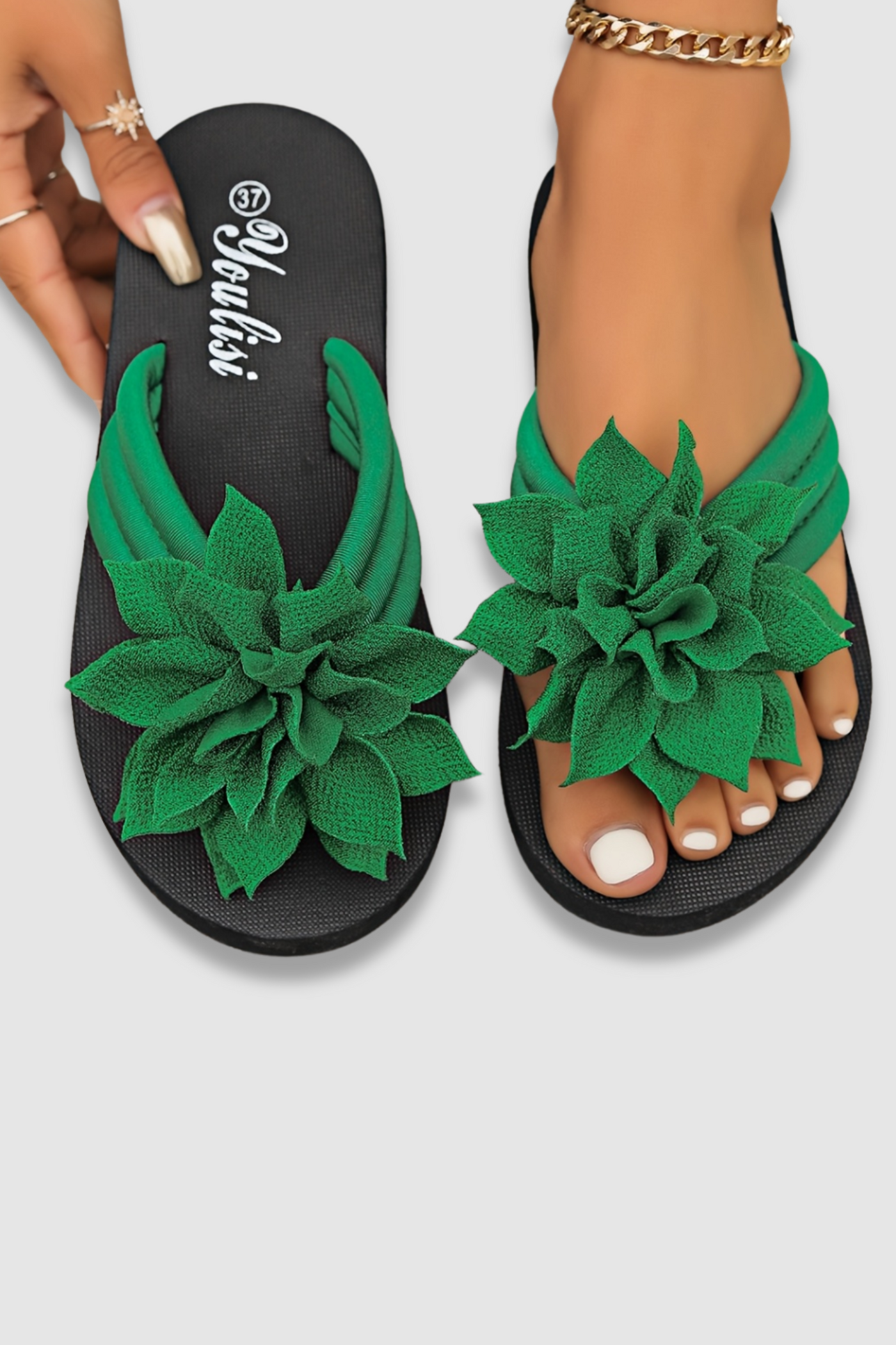 Eulalie | Floral Comfort Sandals