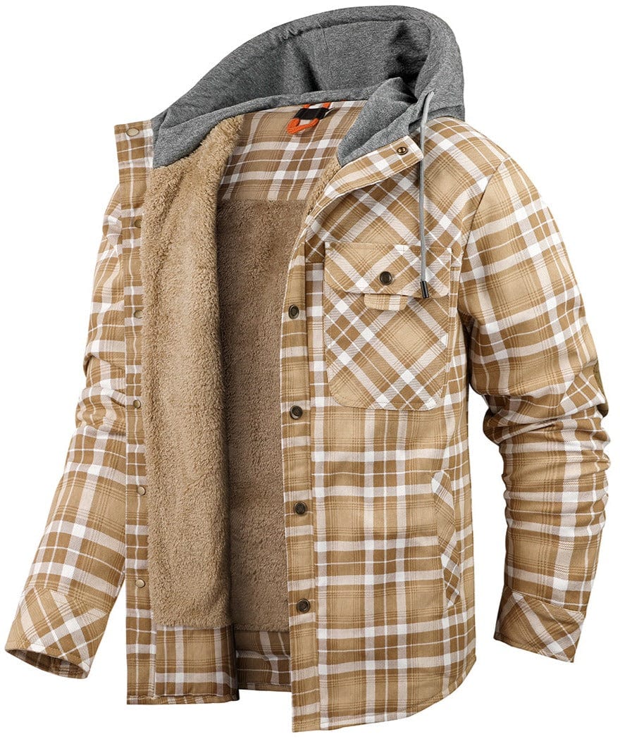 Haiden | Hooded Flannel Jacket