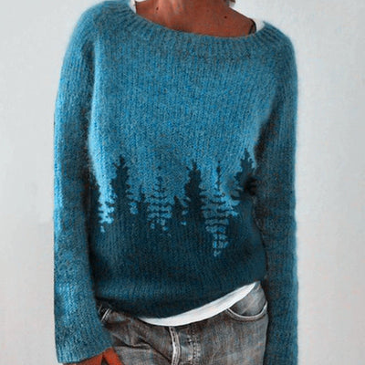 Anita | Printed Knit Sweater
